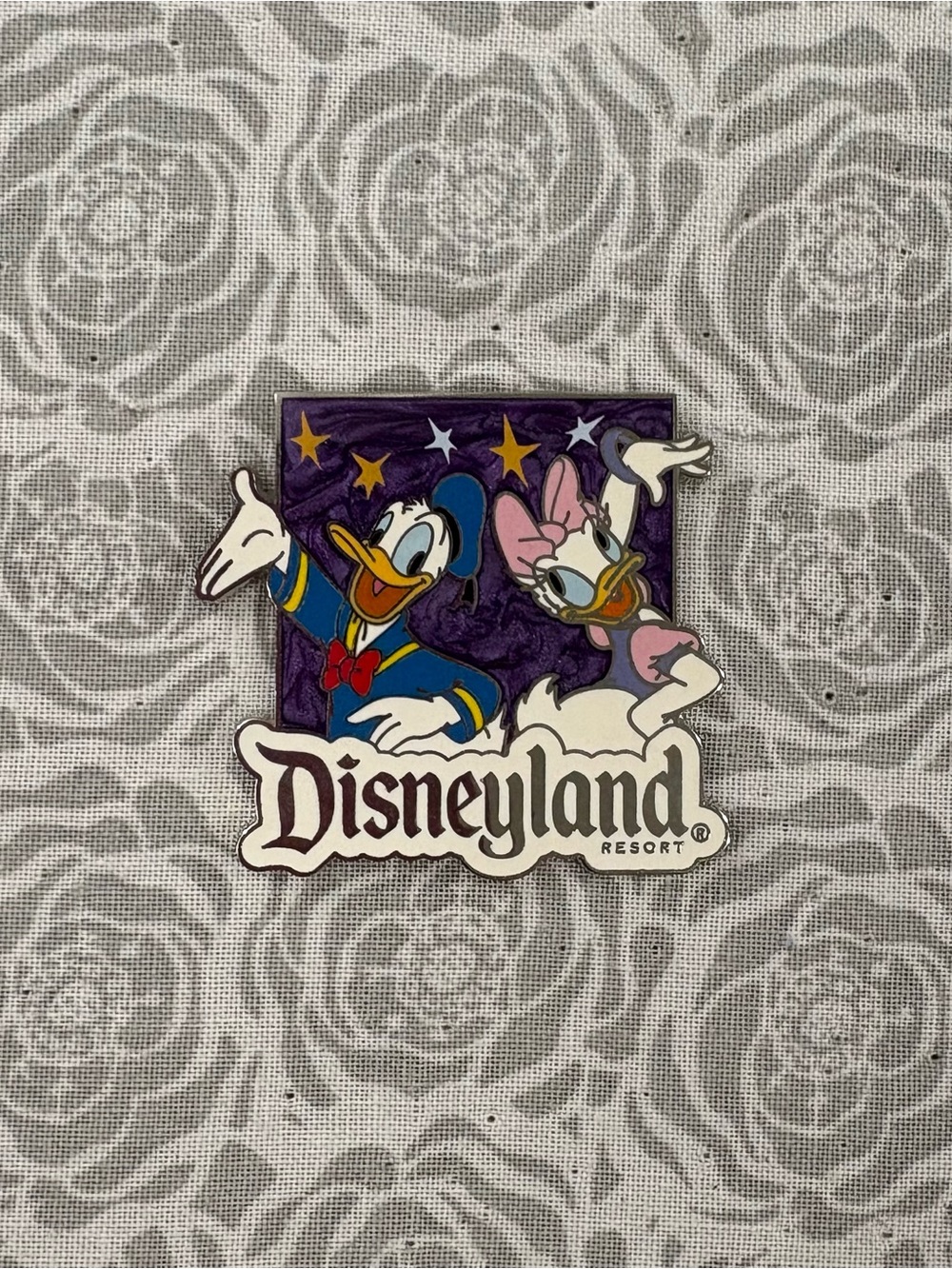 Disneyland Resort Donald & Daisy Enamel Pin